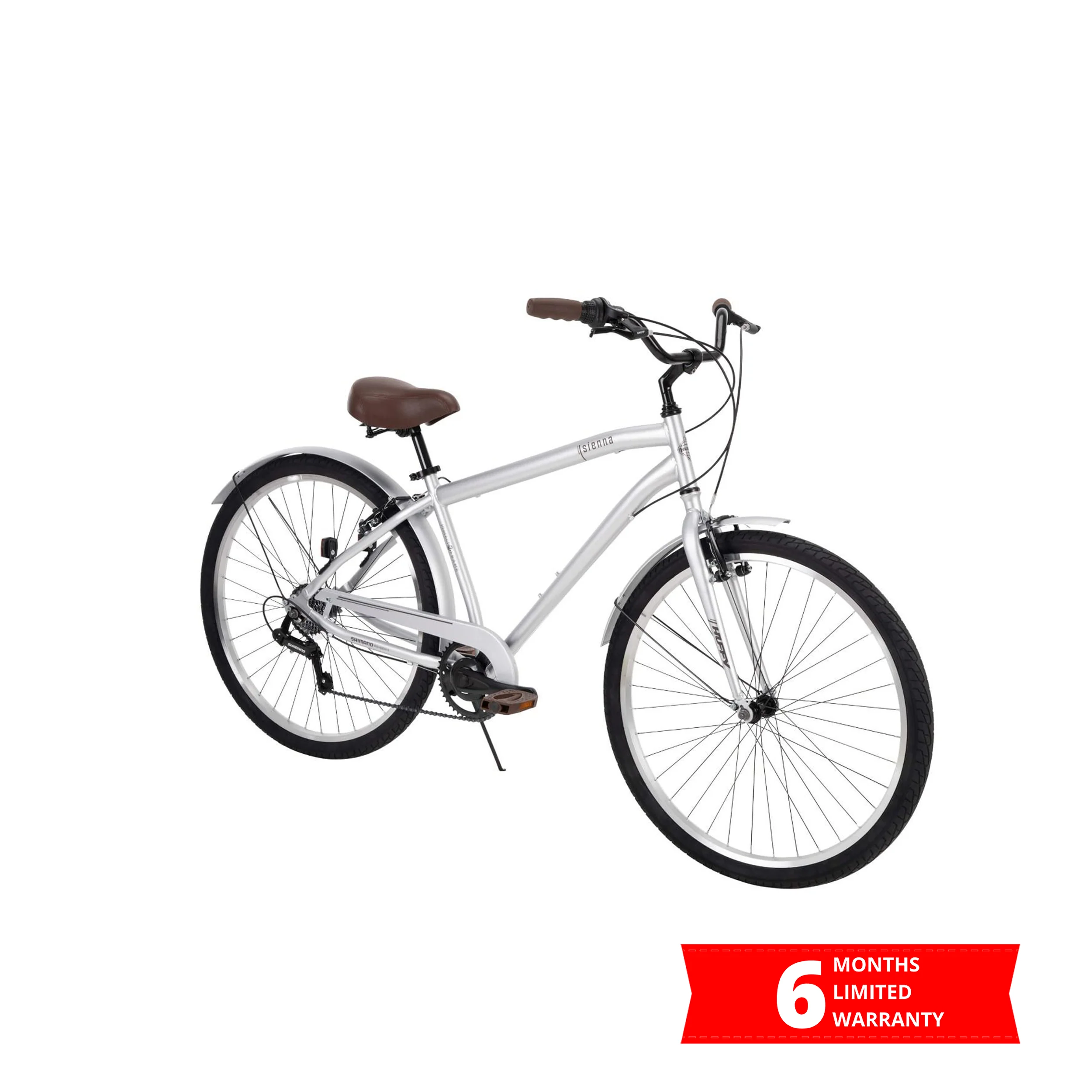 [☀️ HUFFY SUMMER PROMO 🚲] 26760-HK Sienna 27.5Inch 7-Speed Comfort Bike - Matte Silver - Image 3