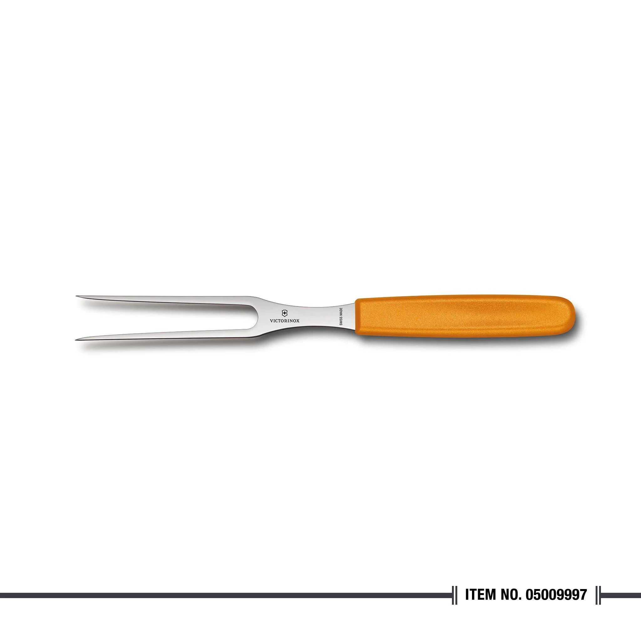 5.2106.15L9B Carving Fork Flat Orange 15cm