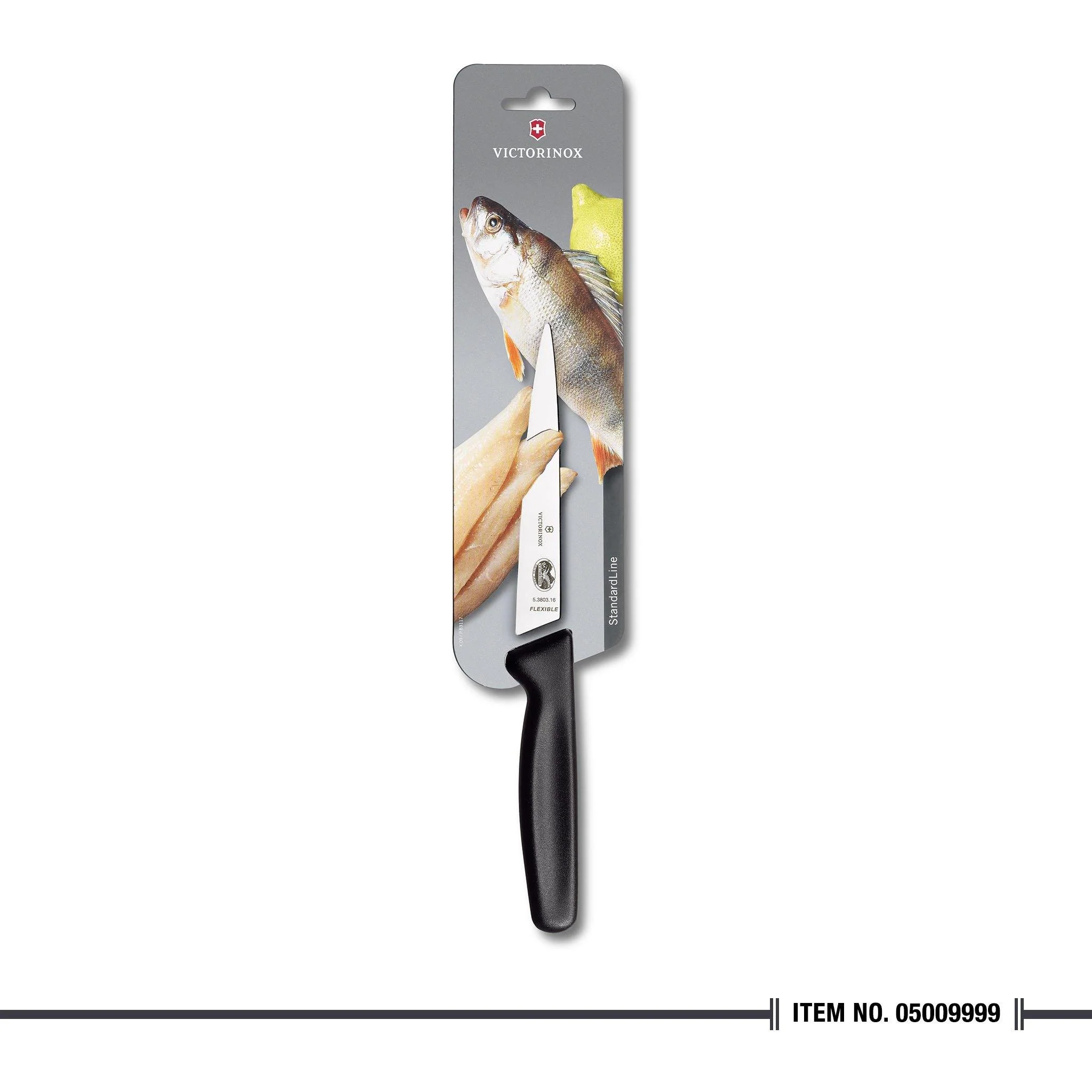 5.3803.16B Filleting Knife Black 16cm