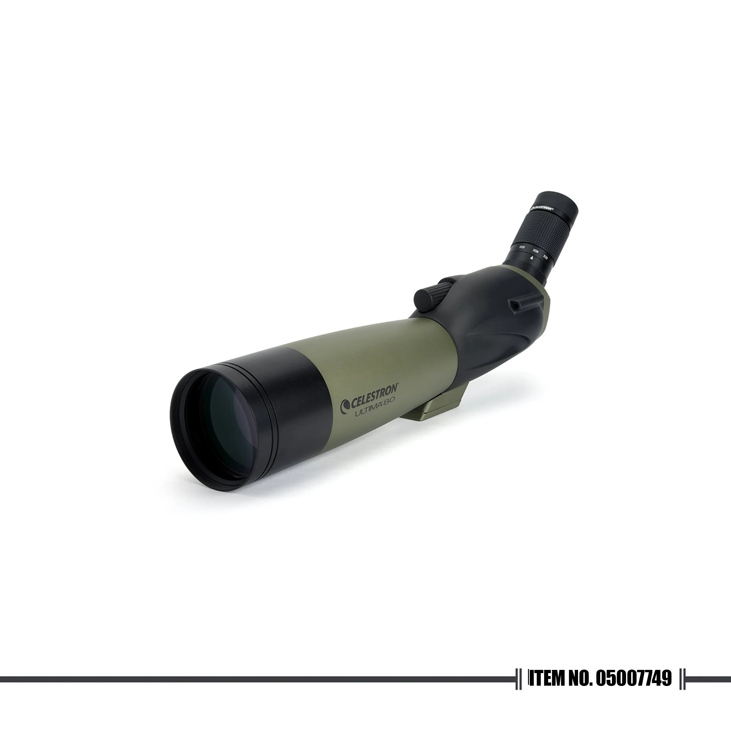 52250 Celestron Ultima 20-60x80mm Angled Zoom Spotting Scope