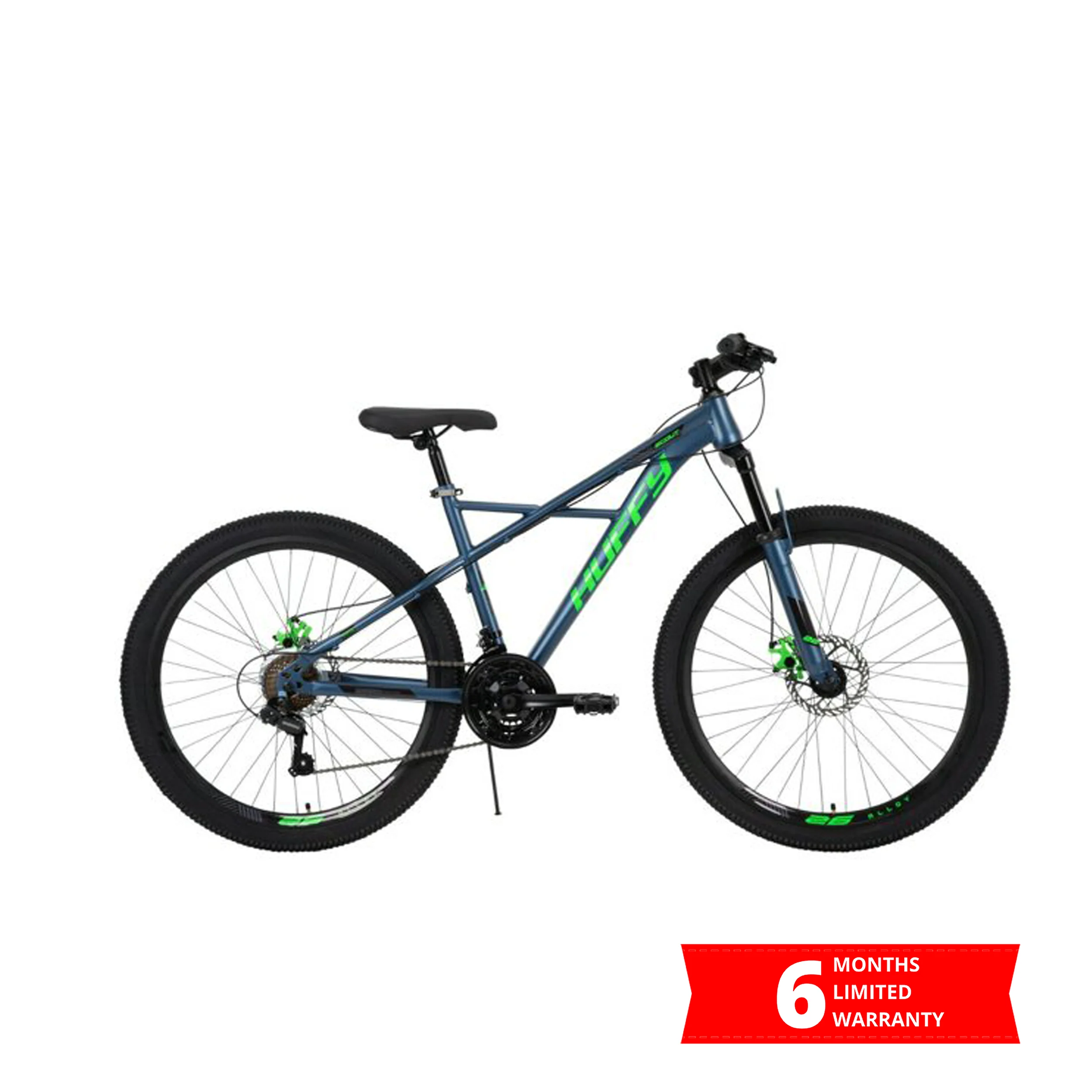 [☀️ HUFFY SUMMER PROMO 🚲] 56321P7 Scout 26-Inch 21-Speed Hardtail Mountain Bike - Denim Blue - Image 3