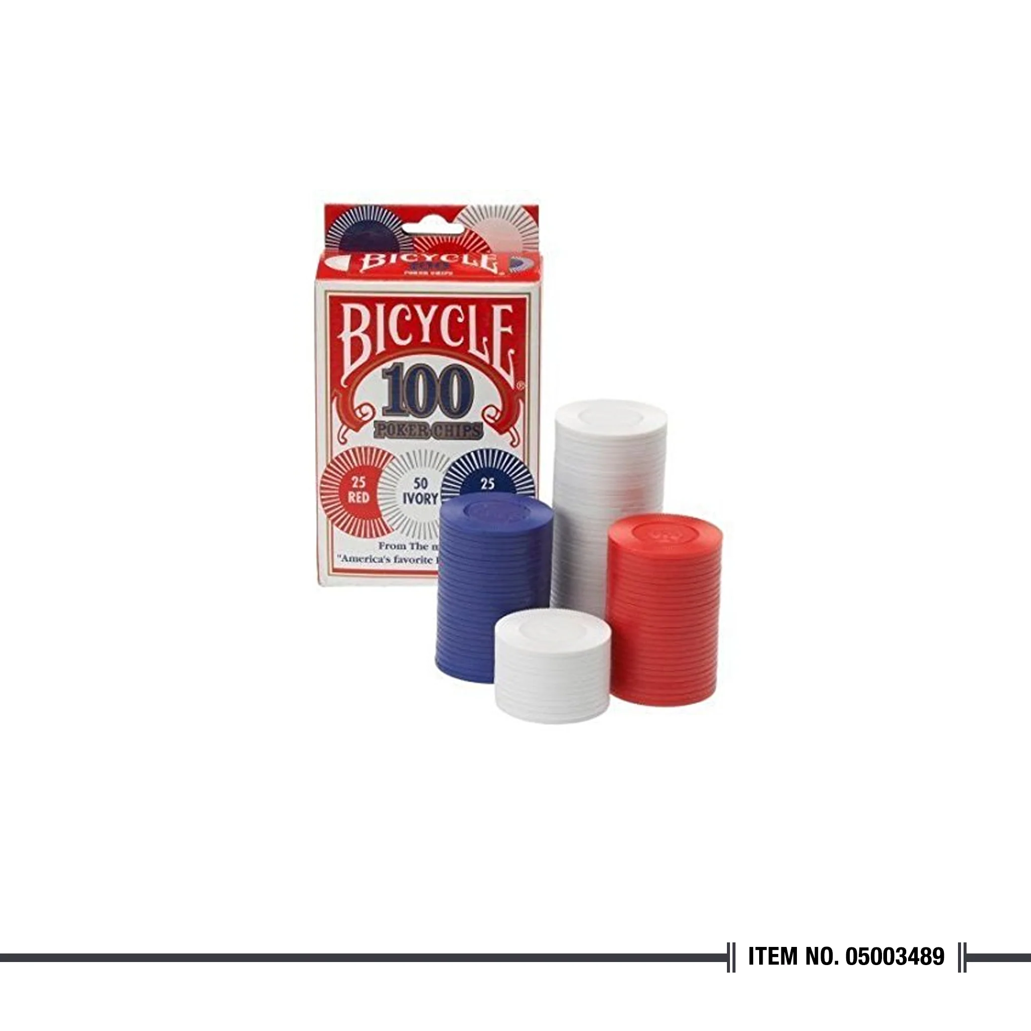 Bicycle® 2-Gram Plastic Poker Chips