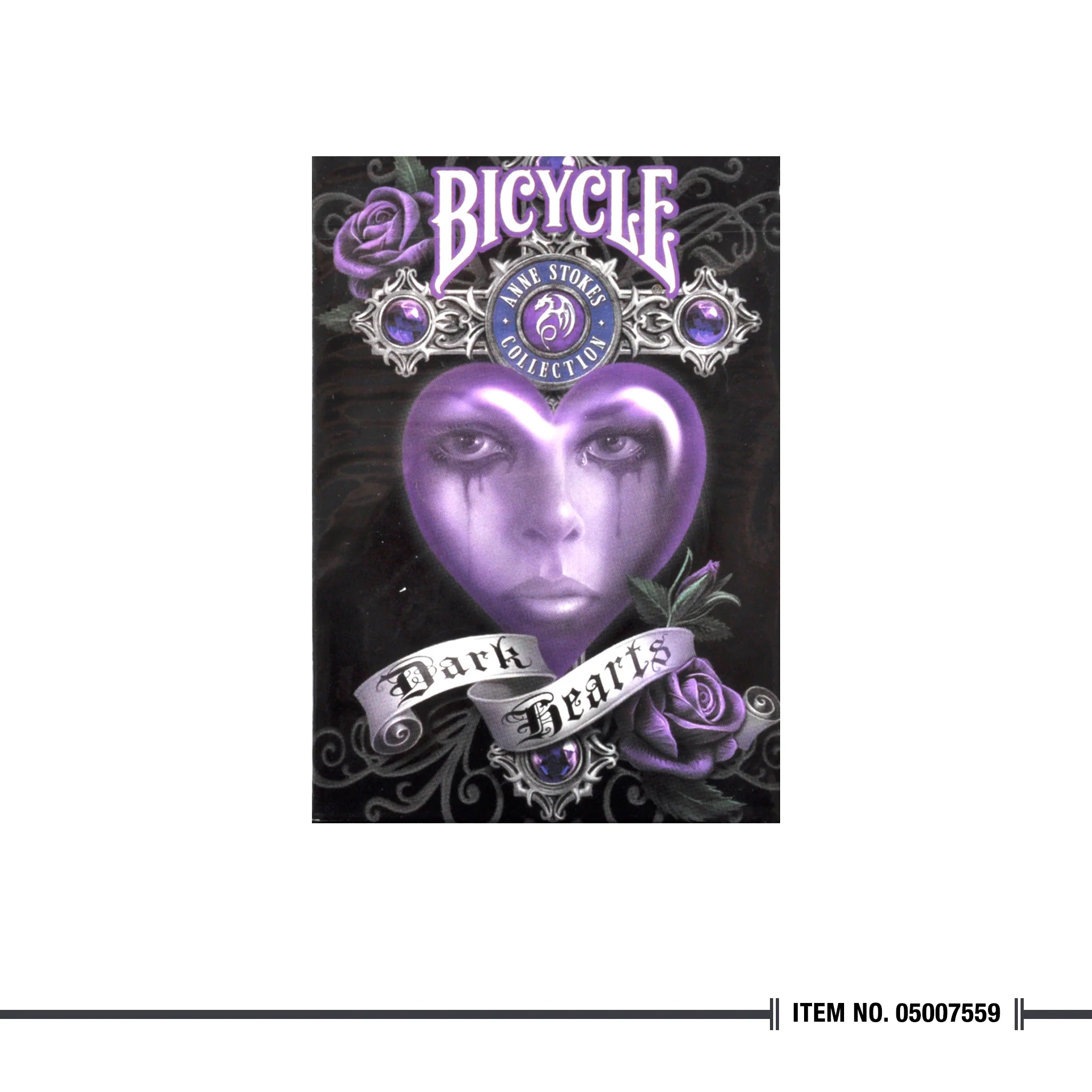 Bicycle® Anne Stokes Dark Hearts Playing Cards