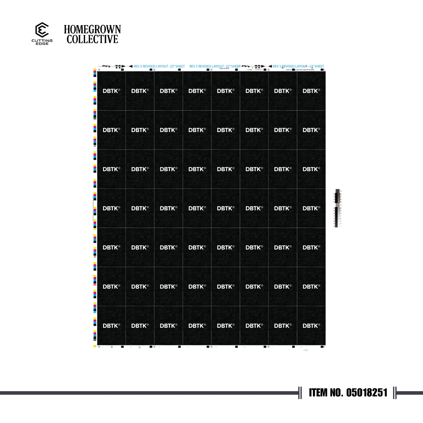 Bicycle® x DBTK® Uncut Sheet - Image 2
