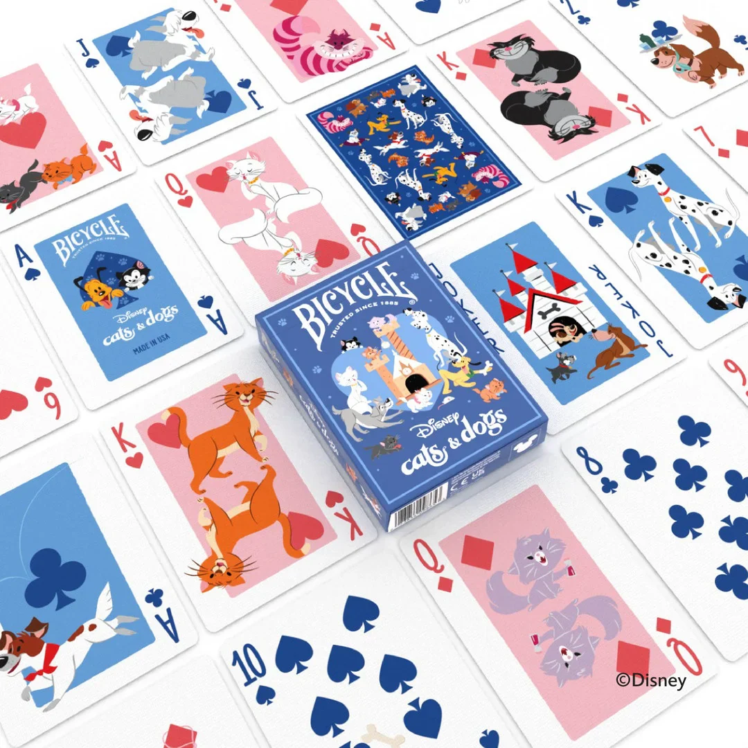 Bicycle® Disney Cats and Dogs Playing Cards - Image 2