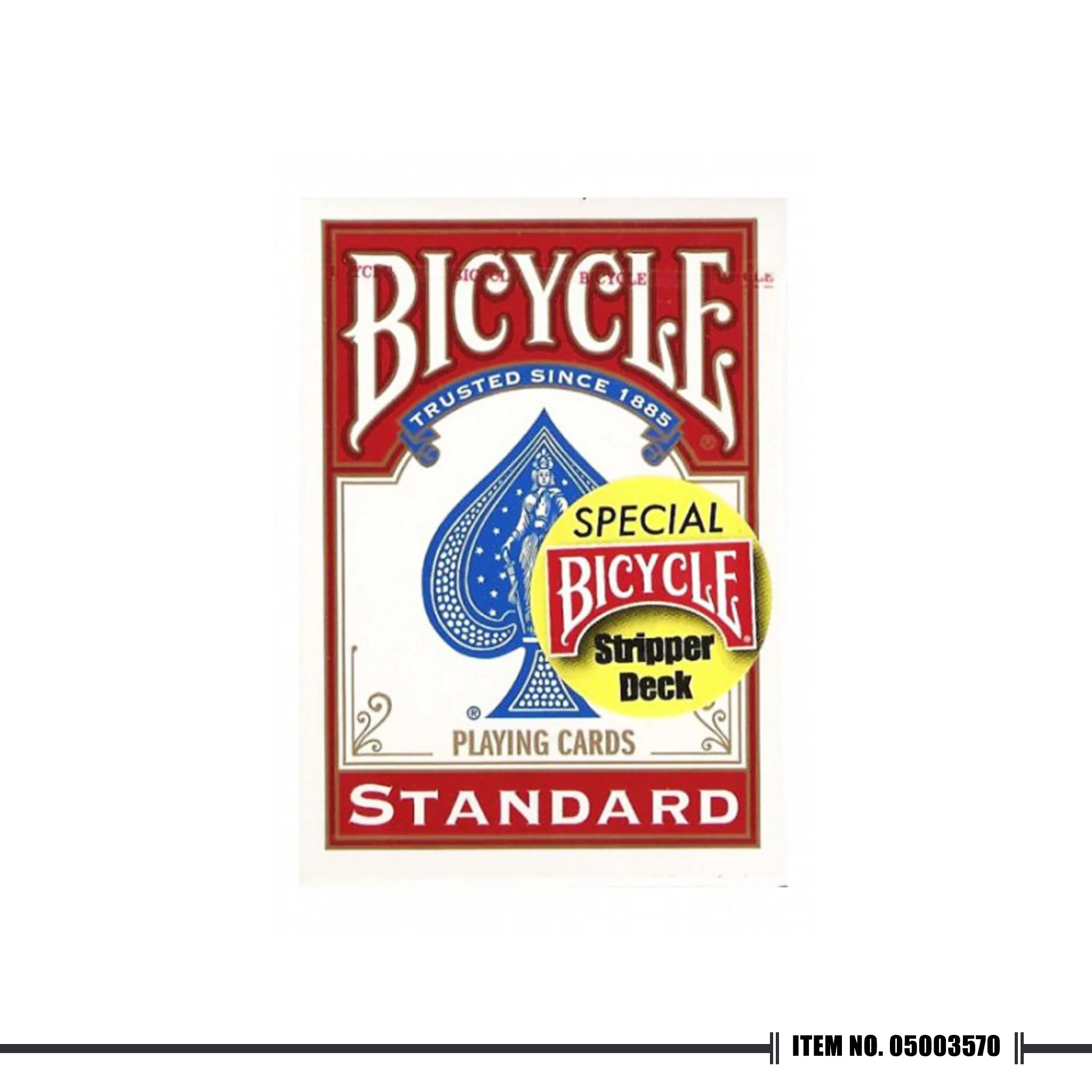 Bicycle® Stripper Deck - Red