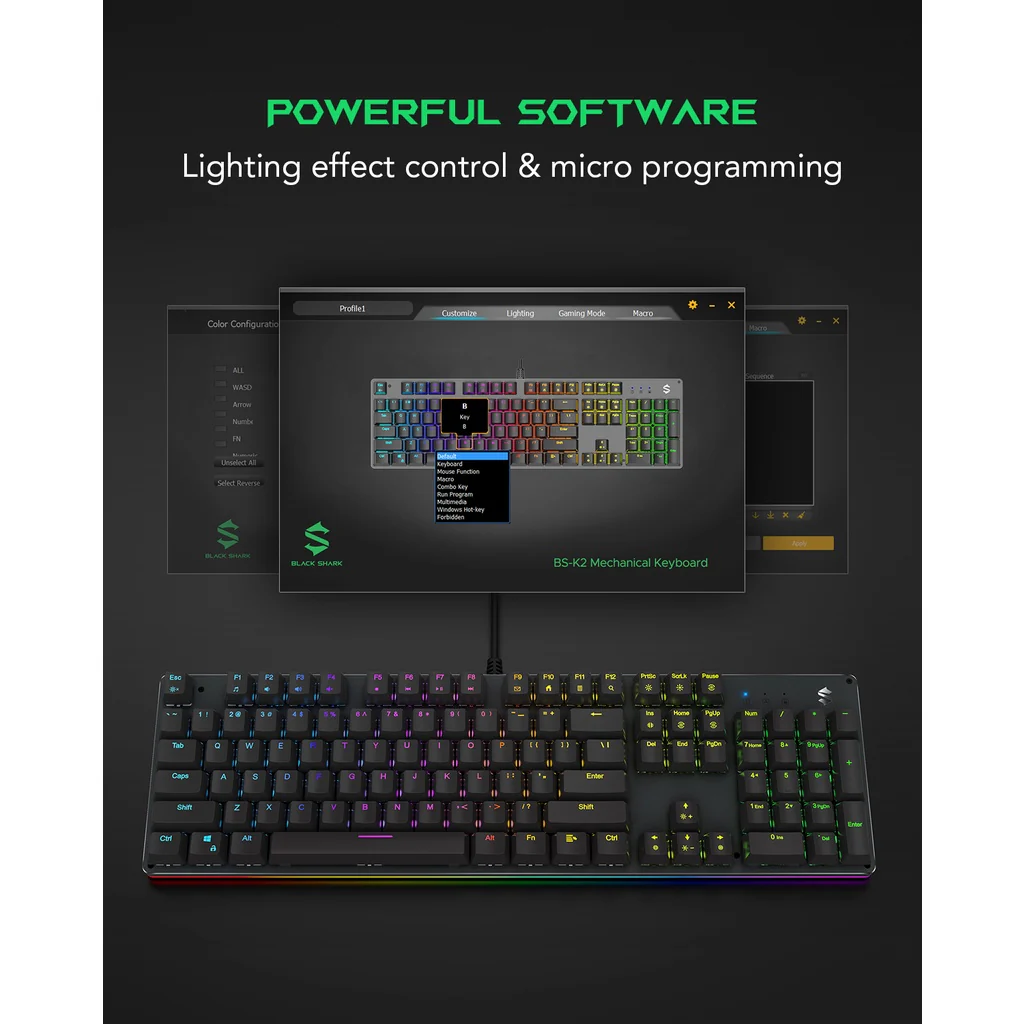 Black Shark Sixgill K2 Keyboard - Image 2
