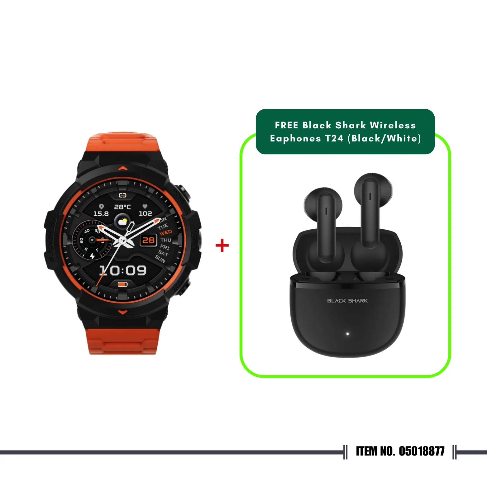[Fit to Move Promo 💚⚡] Black Shark Smartwatch GS3 Sport - Image 4