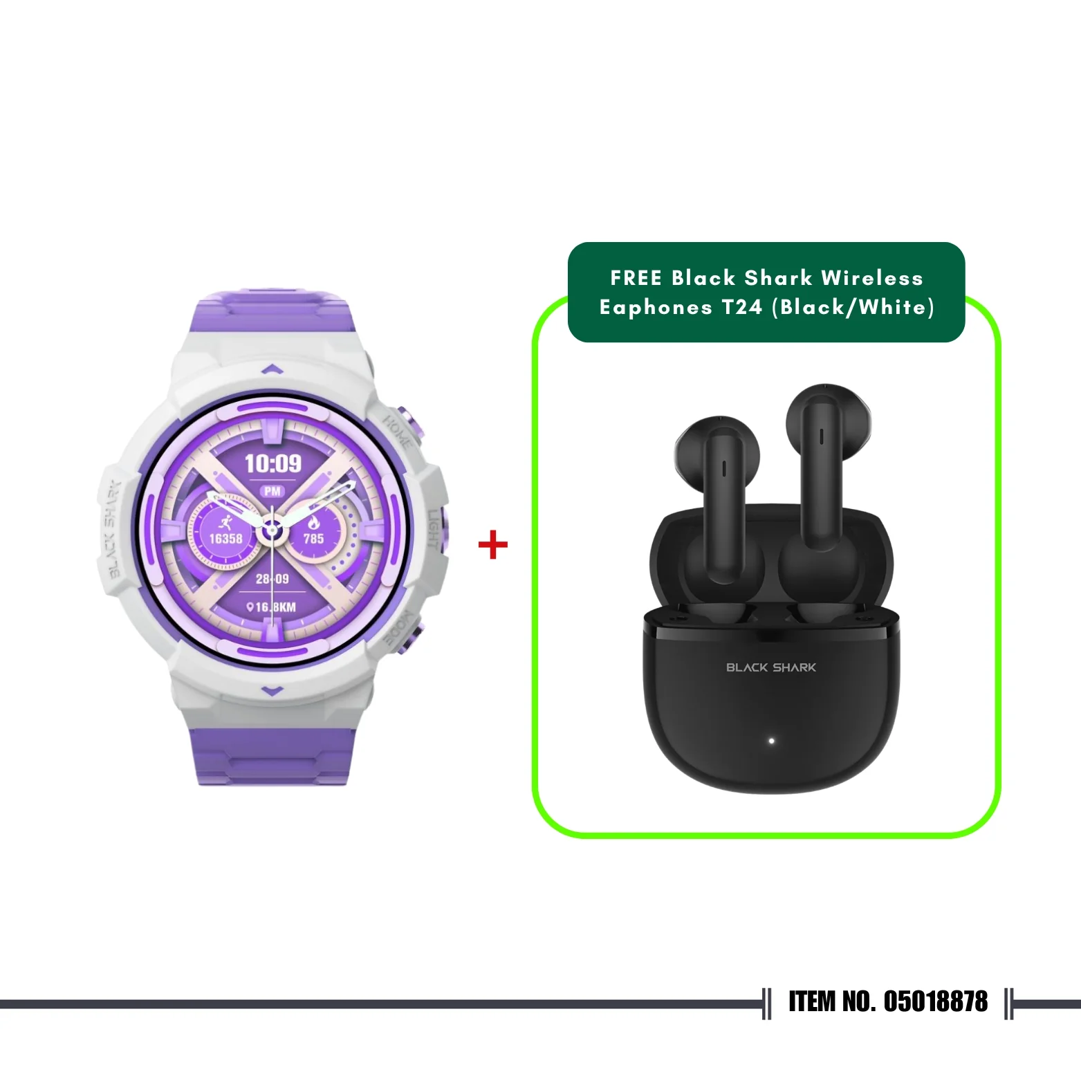 [Fit to Move Promo 💚⚡] Black Shark Smartwatch GS3 Sport - Image 6