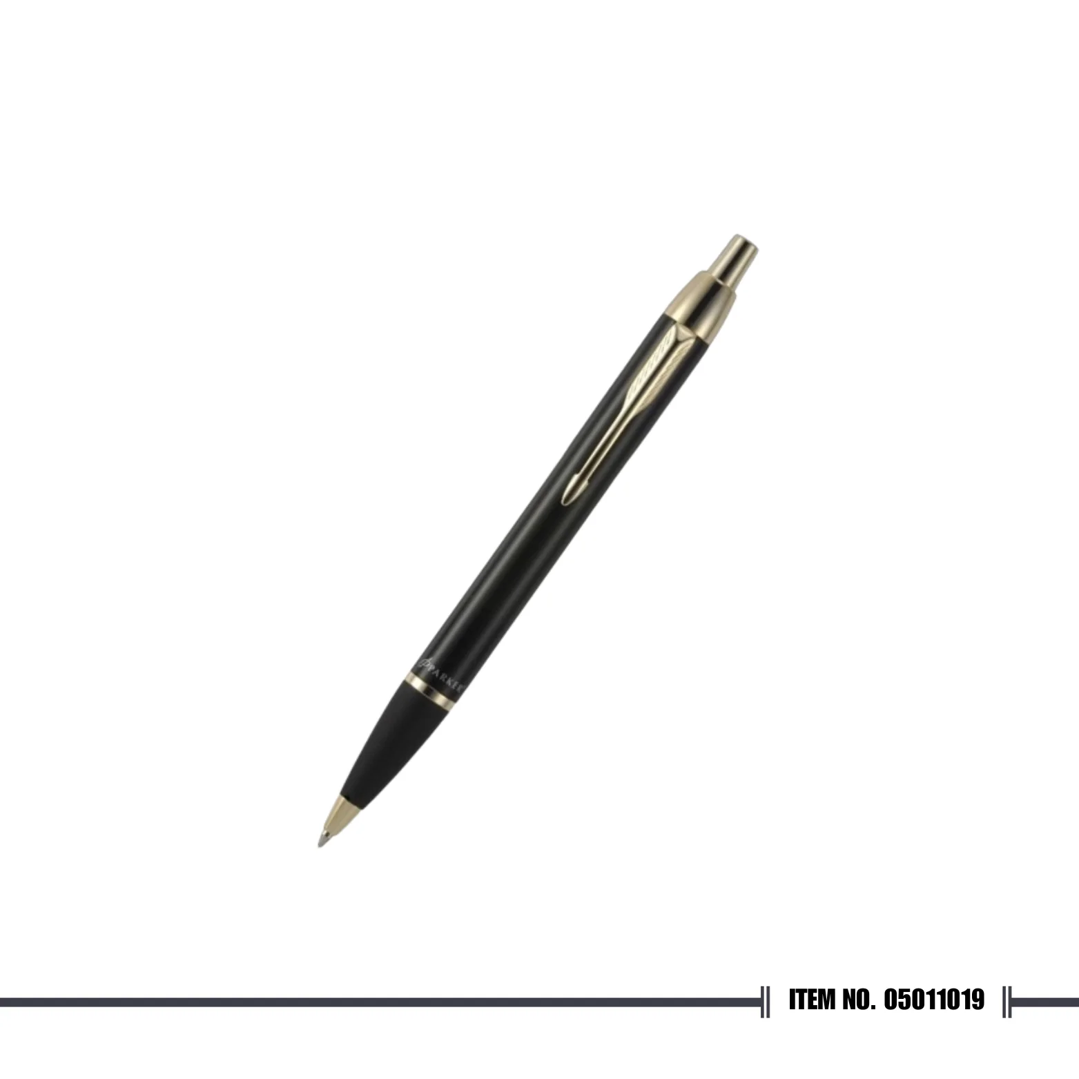 Parker IM Black Gold Trim Ballpoint