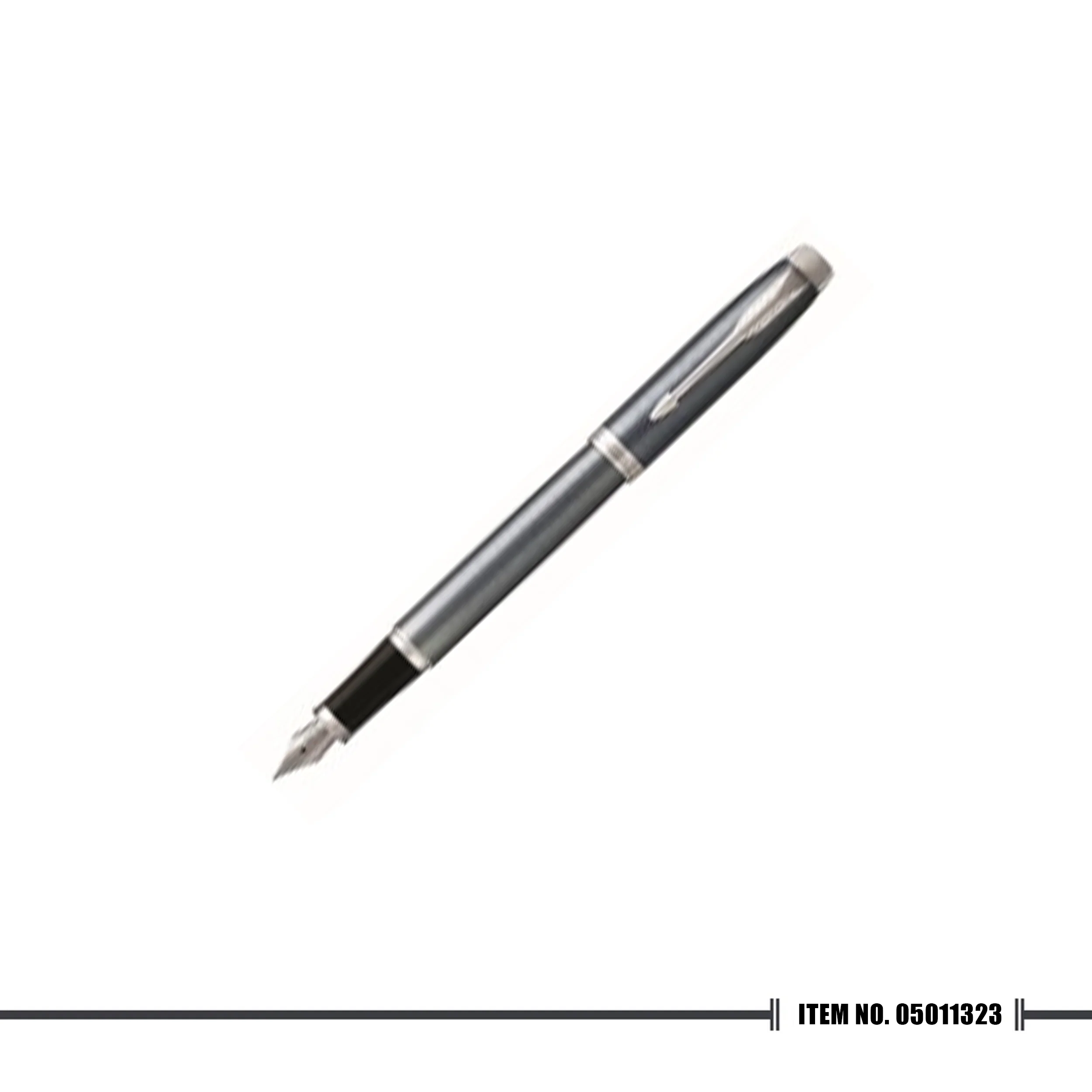 Parker IM Black Grey Chrome Trim FP Medium