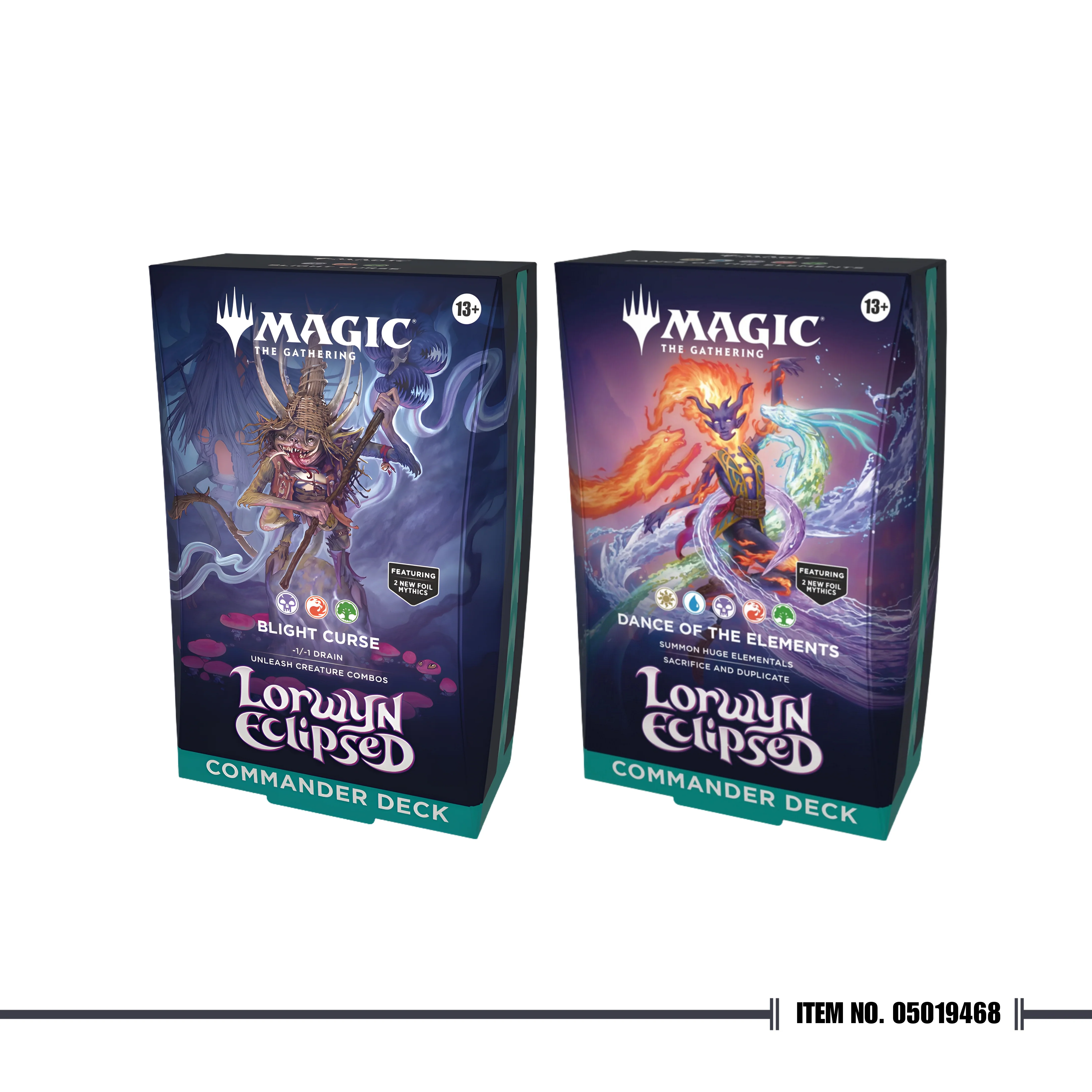 Magic: The Gathering Lorwyn Eclipsed Commander Display (2 Pairs)