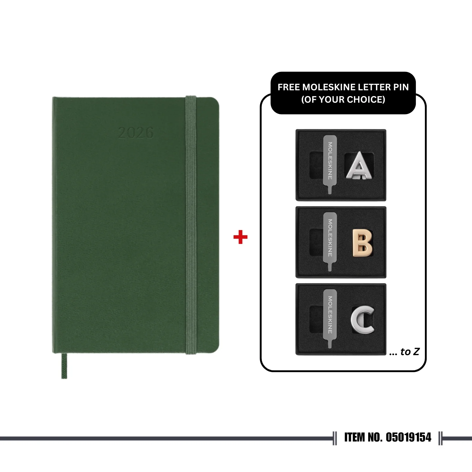 [🎁 Surprise Deal ✨] Moleskine Classic Notebook 2026 Pocket Weekly, 12-Month