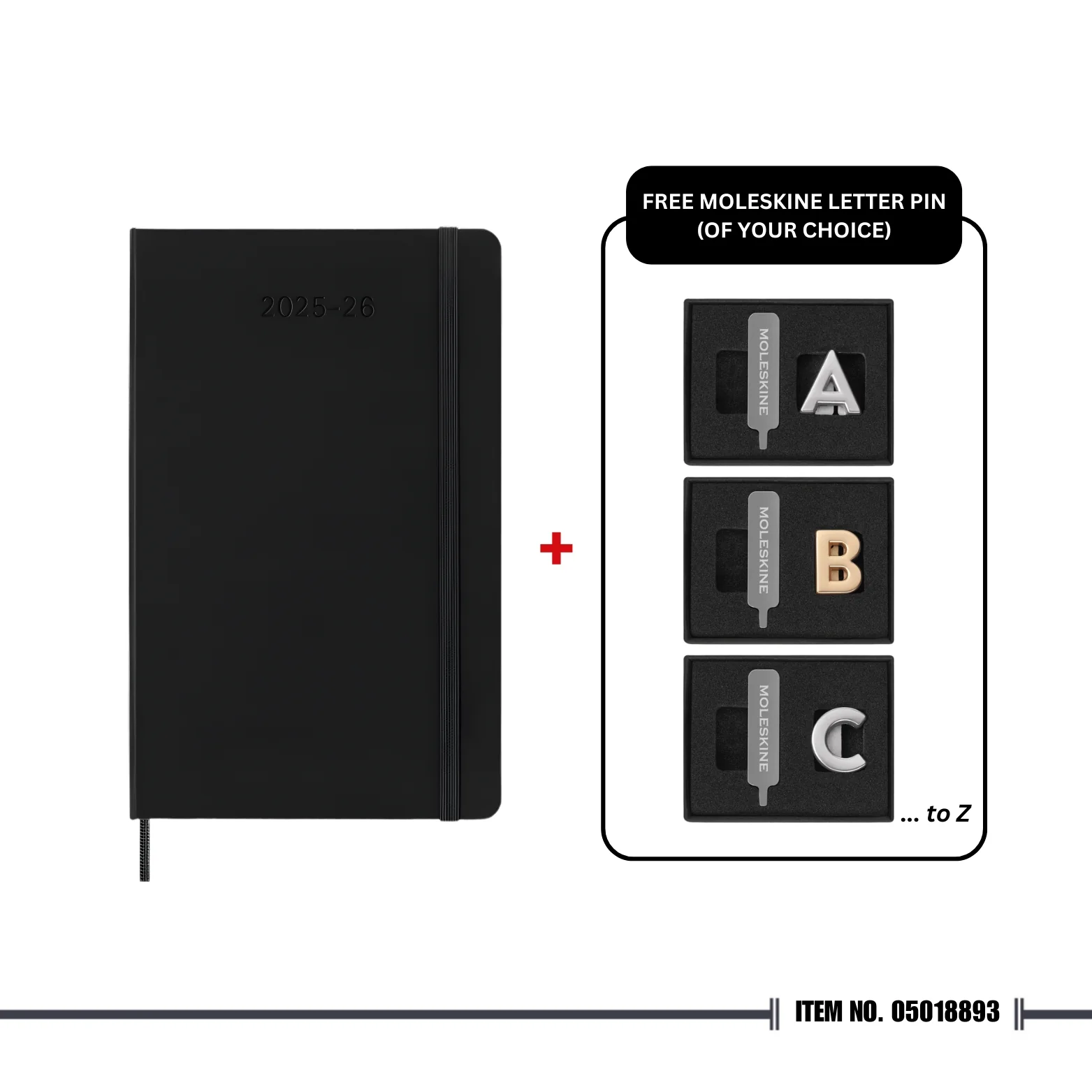 [🎁 Surprise Deal ✨] Moleskine Classic Planner 2026 Large Daily, 18-Month