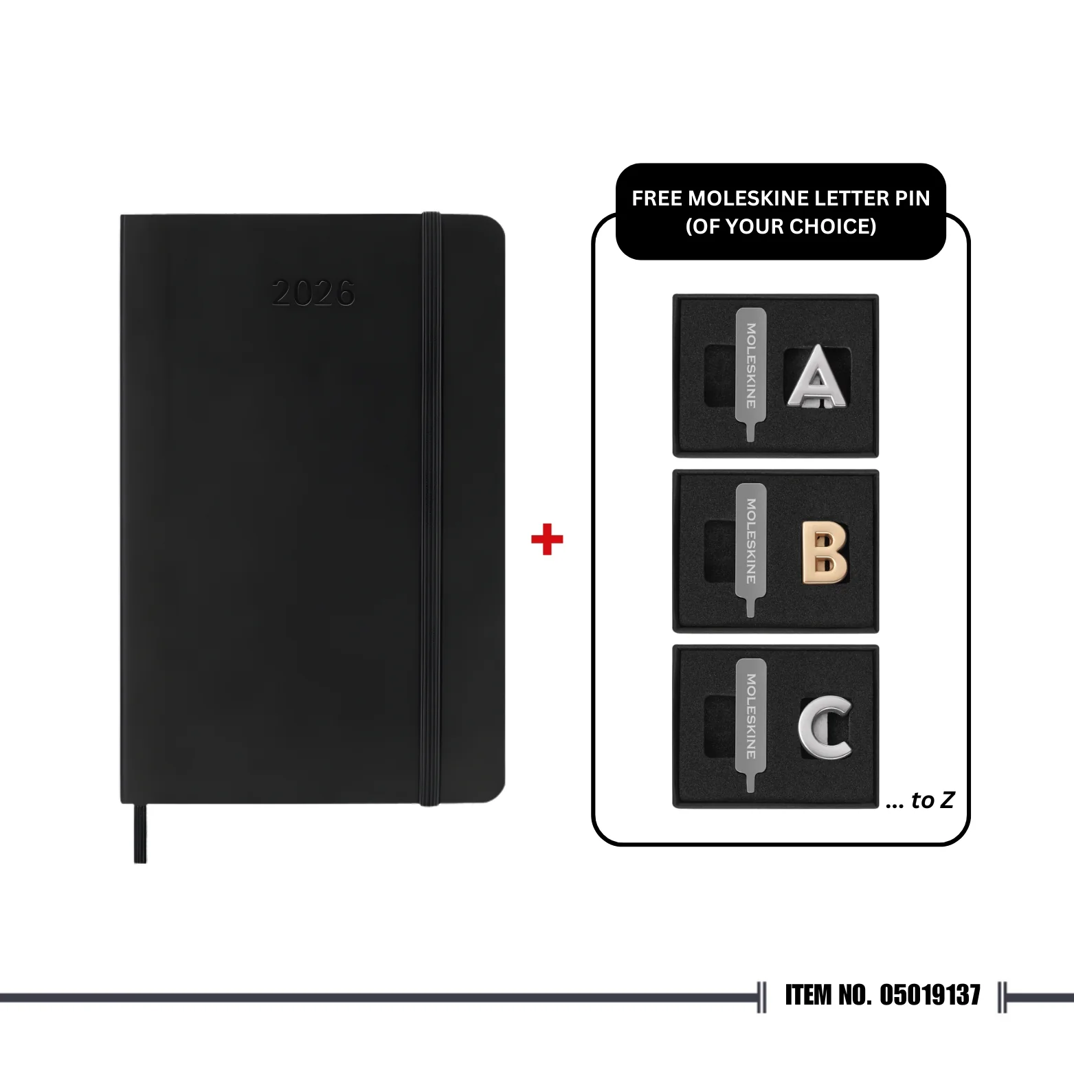 [🎁 Surprise Deal ✨] Moleskine Classic Horizontal Planner 2026 Pocket Weekly, 12-Month