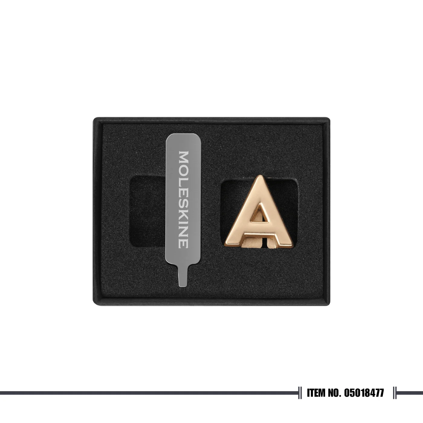 Moleskine Letter Pins - Gold