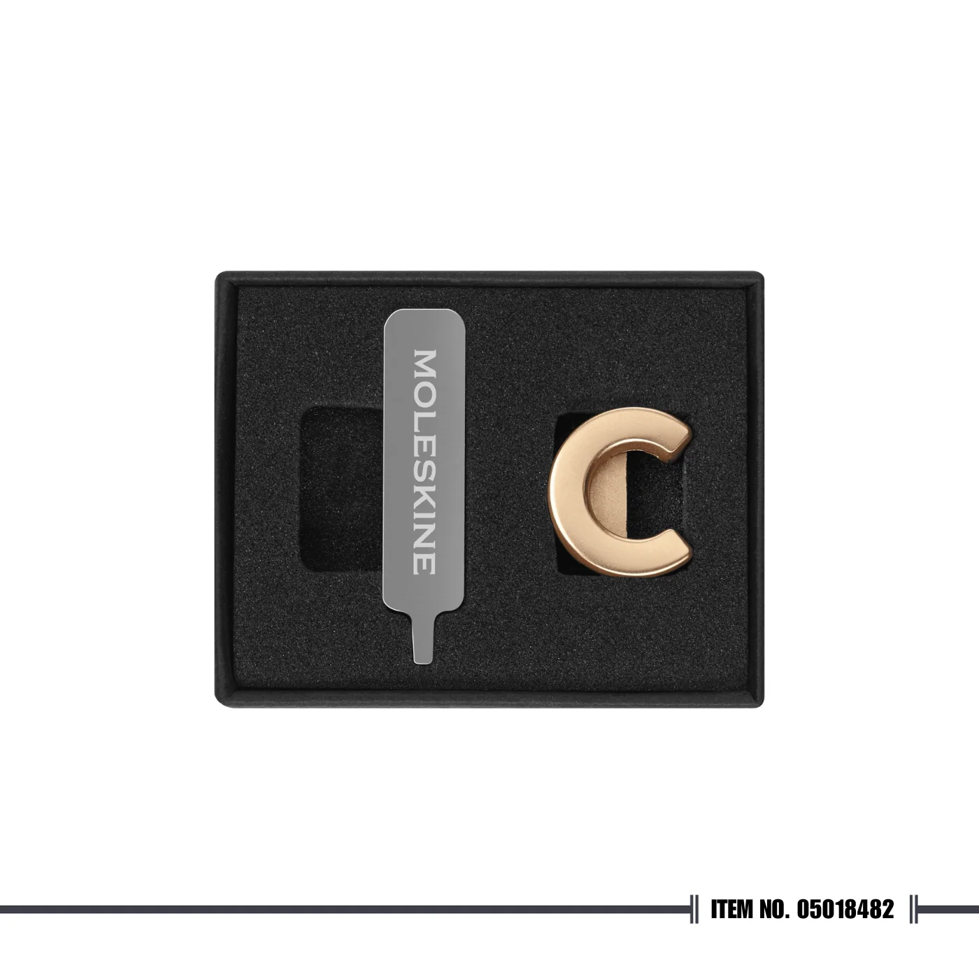Moleskine Letter Pins - Gold - Image 3