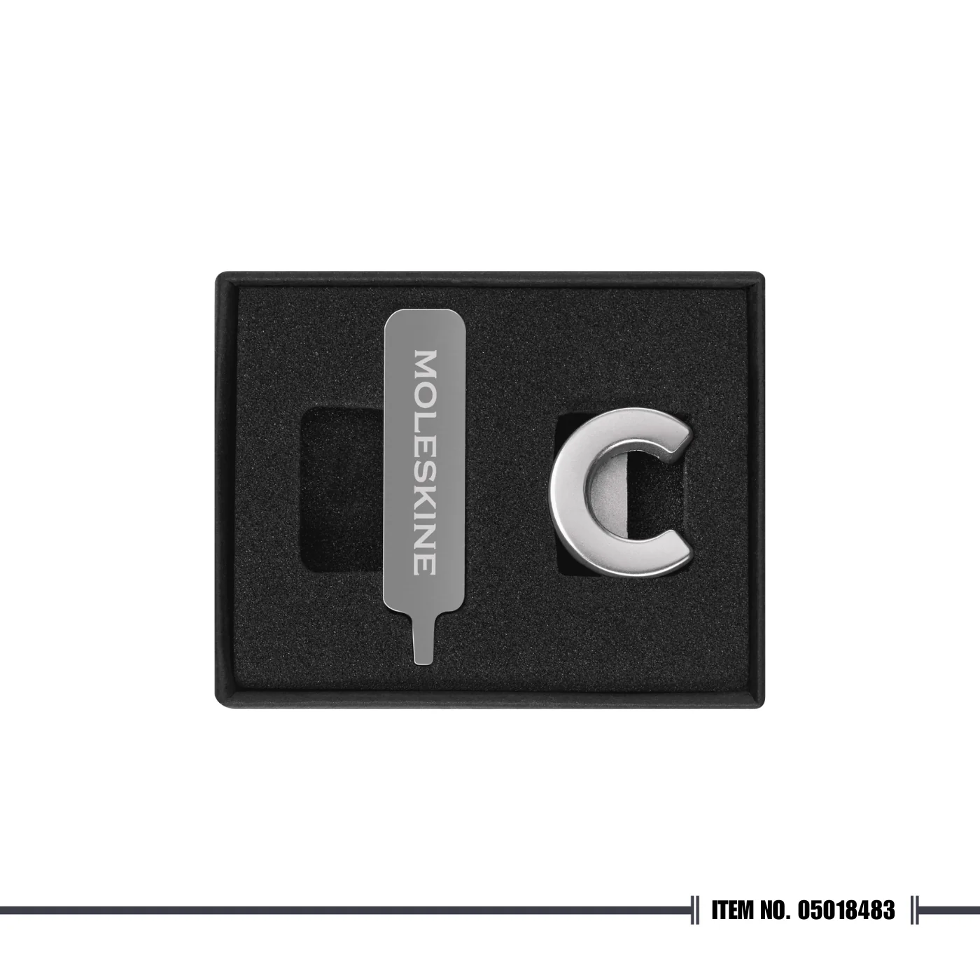 Moleskine Letter Pins - Silver - Image 3