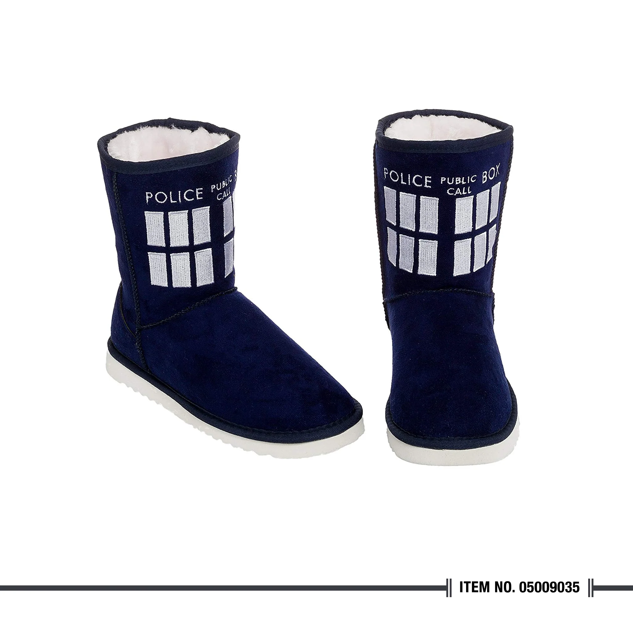 Secret Room - Doctor Who Tardis Boot Slipper - Image 2