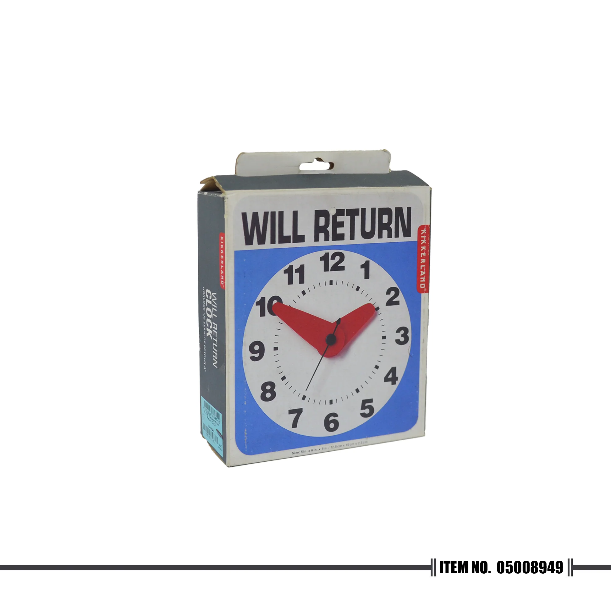 KL1781 Kikkerland Will Return Clock