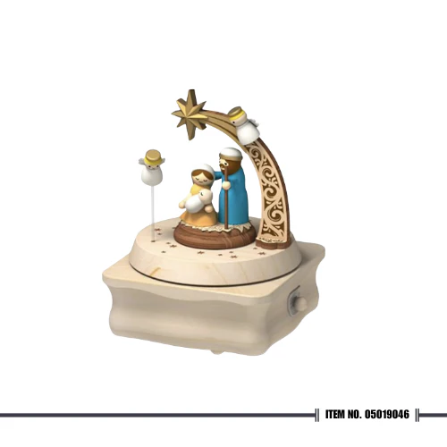 Wooderful Life - Birth of Jesus Music Box